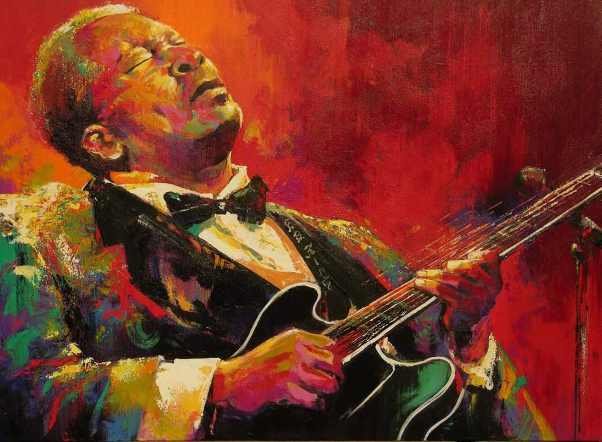 B.B.King “A Most Admired Man” by Artist Malcolm Farley – Outersparkle by Janet ...1200 x 882